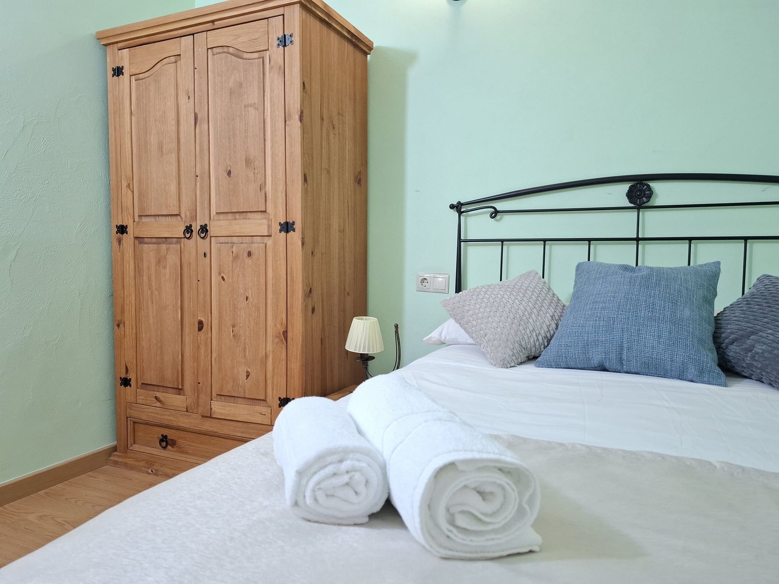 Habitació verda de Casa Rural Castalla