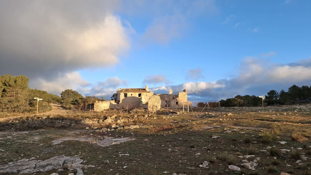 Detalle de las Casas de Planisses en Castalla